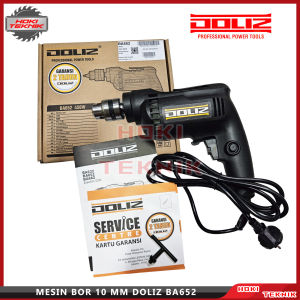 Mesin Bor 10 mm Listrik Doliz BA652 Variable Speed