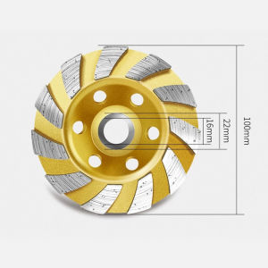 4 Inch Diamond Wheel 100mm Diamond Segment Grinding Wheel Grinder Cup For Concrete Stone Marble Granite TOLUS