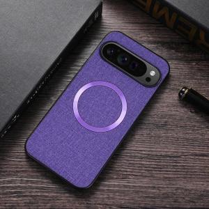 For Pixel 8A Case Fabric Cloth Case For Google Pixel 9 XL 10 8 7 6 Pro 8A 7A for Magnetic Charging PC Shockproof Cover