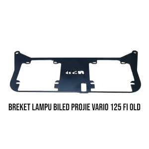 Breket Biled Projie Dudukan Lampu 2.5 Inch CHROME Vario 125 Fi Old