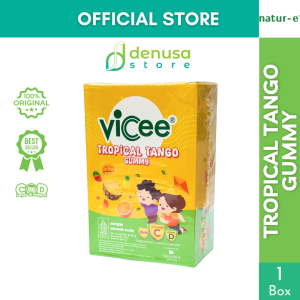 VICEE Gummy Fun Berries Tropical Tango | Multi Vitamin C D Zinc Anak Esktrak Buah Daya Tahan Tubuh
