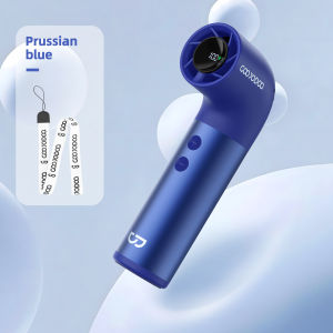 Quạt cầm tay mini GOOJODOQ 3000mah turbo ống nước tốc độ cao100 cấp độ giótay cầm bằng hợp kim nhôm