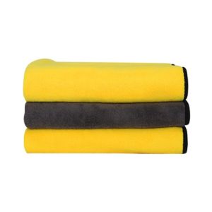 Dog Bath Towel Strong Water Absorbent Towel Pet Bath Towel Soft Microfiber
