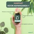 HEION Ashwagandha + 90 Kapsul - SUPLEMENT KESEHATAN MAKANAN ASHWAGANDA EXTRACT OBAT PENENANG Extract 500mg BPOM by HEION OFFICIAL. 