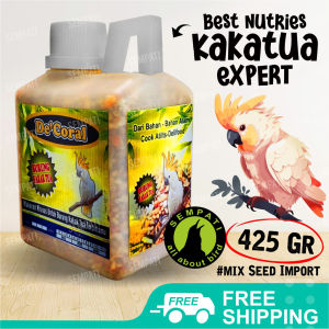 SEMPATI De Coral Koral Milet Pakan Makanan Biji Bijian Burung Kakatua KakakTua Macaw Macau Afgrey Parrot Parkit Paruh Bengkok