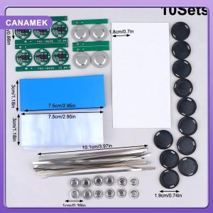【CANAMEK】 10set lot 18650 Lithium Battery Universal Dual MOS Protection Board 3.5-4V18650 Cylindrical Protection Board