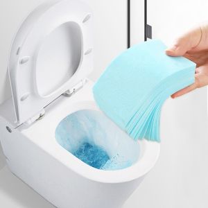 30 Tablets Mopping Toilet Cleaning Sanitary Toilet Deodorant Yellow Dirt Cleaning Product Jasmine All-round Dissolving Paper