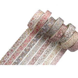 8Pcs Aesthetic Masking Tape Scrapbooking Background Tape Vintage Decorative Tape for Notebook Journal Picture Frame