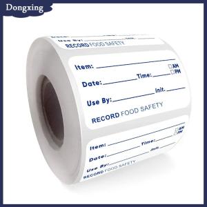 dongxing 500pcs roll Kitchen Sticker Refrigerator Freezer Food Storage Date Content Label