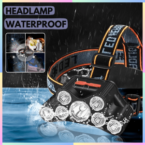 FAST DELIVERY AMARYLLIS Senter LED Kepala Headlamp Cas Super Terang Jarak Jauh Waterproof 7 XPG