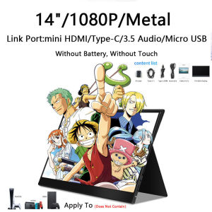 【3 Years Warranty】Rantoper  portable monitor Shot screen 2.5k/4k/16inch 2k144hz game monitor suitable for laptopPS4/PS5/Switch/ IOS/ Android/macbook/15.6inch Dual screens 178°/IPS/121%RGB/HDR Full HD