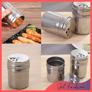 JOL-FASHION 1PC Stainless Steel Seasoning Jar Salt Pepper Herb Shaker