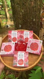 ROSE Bleaching Soap FDA Approved with Whitening Booster Tranexamic Acid & Licorice Extract