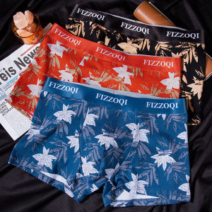 ANDERSON TALISCA Maple Leaf Cotton 1pcs/3pcs Underwear Men Boxer Hot Underpants Man Penis Mens Boxers Boxershorts L-3XL HS2607