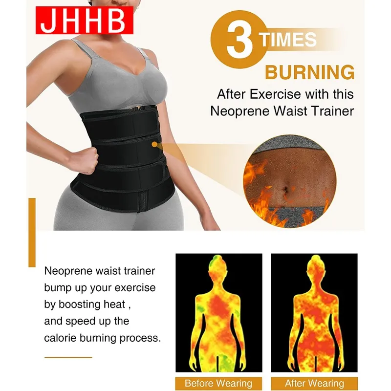 Neoprene Waist Trainer for Women Straps Tummy Control Workout