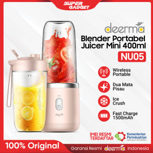 Deerma Blender Portable NU05 NU06 Mini Juicer Mixer 400ml