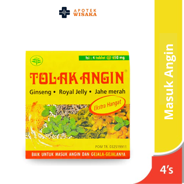 Tolak Angin Tablet Extra Hangat - Obat Gejala Masuk Angin