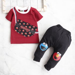 Setelan Anak Motif Baseball 01 SQ /  Baju Bayi 6 bulan - 2.5 tahun / Baju Bayi Laki-laki / Baju Anak Saint Queen