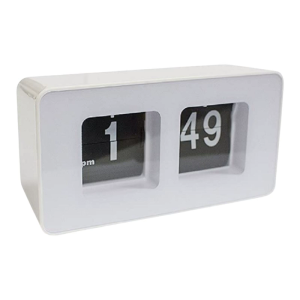 Modern Styles Auto Flipped Clock Retro Quiet Operations Digital Desk Clock for Stylish Home Office and Public Space