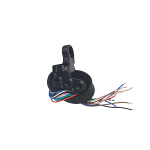 CNC motorcycle switch for controlling lights horn and other functions with waterproof feature