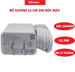 Bộ sạc nhanh Xiaomi 22.5w dây Type C và Micro hàng chính hãng BH 12 tháng