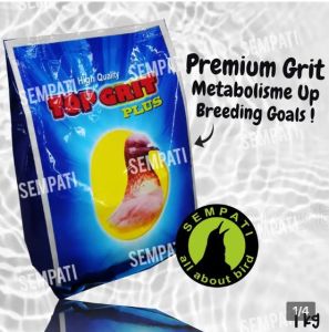 SEMPATI Top Grit Plus 1Kg Grit Merpati Asinan Remisan Kalsium Mineral Merpati Dara Perkutut Breeding Ternak Pakan Makanan Burung Merpati
