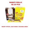 Nabati Richeese Rolls Cheese / Chocolate Wafer Stick Keju (isi 20 pcs). 