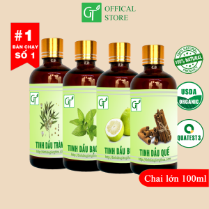 Tinh Dầu Thơm Chai Lớn 100ml - Nhiều Mùi Tùy Chọn - Tinh Dầu GT Cao Cấp Nguyên Chất 100% Tự Nhiên