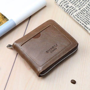 SHABILI 079 DOMPET UANG LIPAT RESLETING ZIPPER DENGAN TEMPAT KOIN PRODUK IMPOR