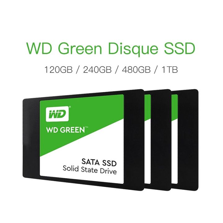 ⚡️SSD ใหม่!!⚡️Western Digital Green โซลิดสเตทไดรฟ์/WD SSD Green SATA 3D ...