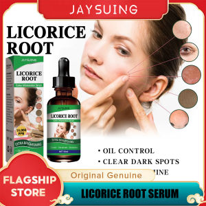 Jaysuing Pore Shrinking Facial Serum Licorice Root Extract Essential Oil Anti Acne Wrinkle Oil Control Blackhead Removal Liquid Face Care Treatment Serum Essence Shrink Pores Relieve Dryness Oil Control Firming Moisturizing Repairing Smooth 30ml