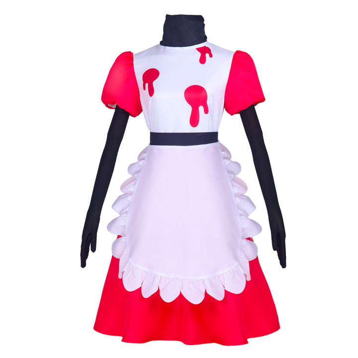 2024 Hazbin Hotel Niffty Dress Full Set Outfits Halloween Carnival Suit