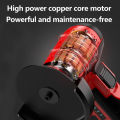 Portable Cordless Angle Grinder 800W 12V Electric Angle Grinder Compact Electric Chainsaw with 2 Lithium Battery. 