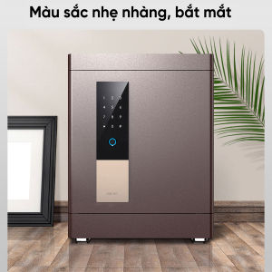 (Hàng Cao Cấp) Két sắt điện tử vân tay Deli cao cấp thông minh mẫu mới cửa đóng tự động chống cháy an toàndễ dàng sử dụng