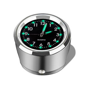 Aitemay 7/8 "มือจับติดบาร์นาฬิกาบนมือจับมอเตอร์ไซค์กันน้ำได้สำหรับสกู๊ตเตอร์จักรยานมอเตอร์ ATV อเนกประสงค์