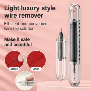 2 in 1 Needle Threader Seam Ripper Double Head Threading Tool for Hand Sewing Crafting Elderly Helper