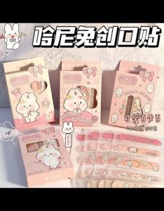 Pelekat Luka Honey Rabbit Bandage Plaster Wound Injury Plaster Kids First Aid Adhesive Bandage