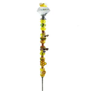 Bees Friendly Solar Light Stake Bees Attracting Solar Powered Outdoor Stake Weatherproofed Garden Decoration