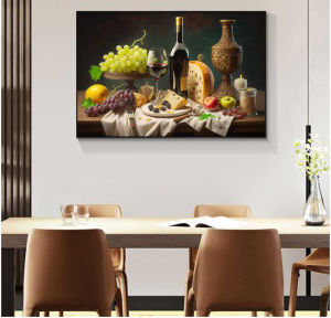 HIMALAYA 35*50cm Bedroom Dining room Living room Office Hotel RED WINE Paintings DESIGN