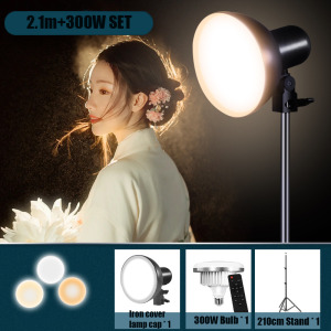 125/155/300W E27 Recessed Downlight Lamp Flexible Video Photography Light Led Mini spotlight Pproofwater