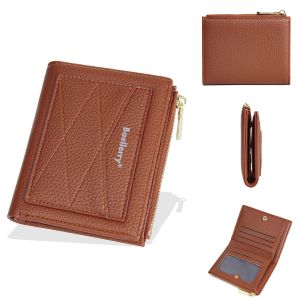 Baellerry Lady Business Purse Lychee Pattern Card Purse Zipper pocket purse fashion quilted purse woman