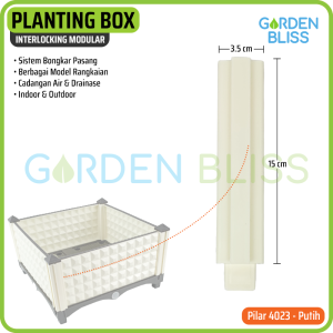 Pilar Sudut 40x26 Garden Bliss Planting Box / Raised Bed