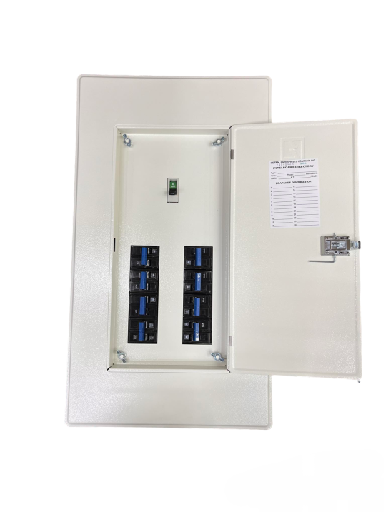 Panel Board with 175A 2 Pole 250SPS Main with 8 Branches 2 Pole Circuit
