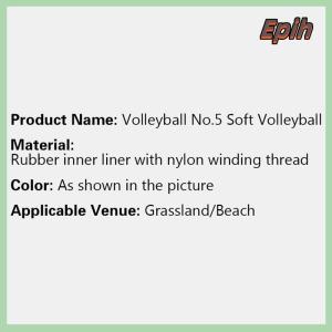 [Epih] Volleyball Style Professional Competition Volleyball Size 5 Indoor Volleyball Outdoor Beach Volleyball Children Training