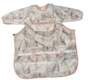 Premium Quality Full-Coverage Bib Apron for Baby or Kids Highchair Waterproof Baby or Kids Long Sleeve Bib with Pocket Smock Baby or KidsItem