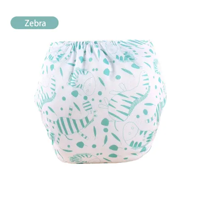 Baby Plant Cartoon Pattern Cover Washable Diaper Cloth Diapers Adjustable Reusable Childen Diaper