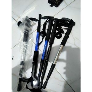 WELITE Tongkat Mendaki Senter Trekking Pole Hiking Kompas Peralatan Gunung