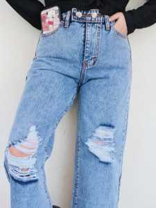 Celana Jeans High Waist Jey Long Pants Jeans Wanita Terbaru 2023 Korean Style Ootd Remaja Kekinian