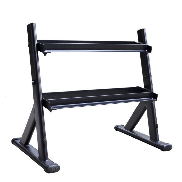 2 Layer Dumbbell Storage Rack Stand for Multilevel Hand Weight for Gym ...