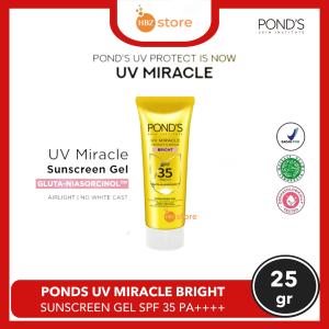 Ponds UV Miracle Sunscreen Gel SPF 50 & SPF 35PA+++ UVA UVB 25gr - Lightweight Sunscreen